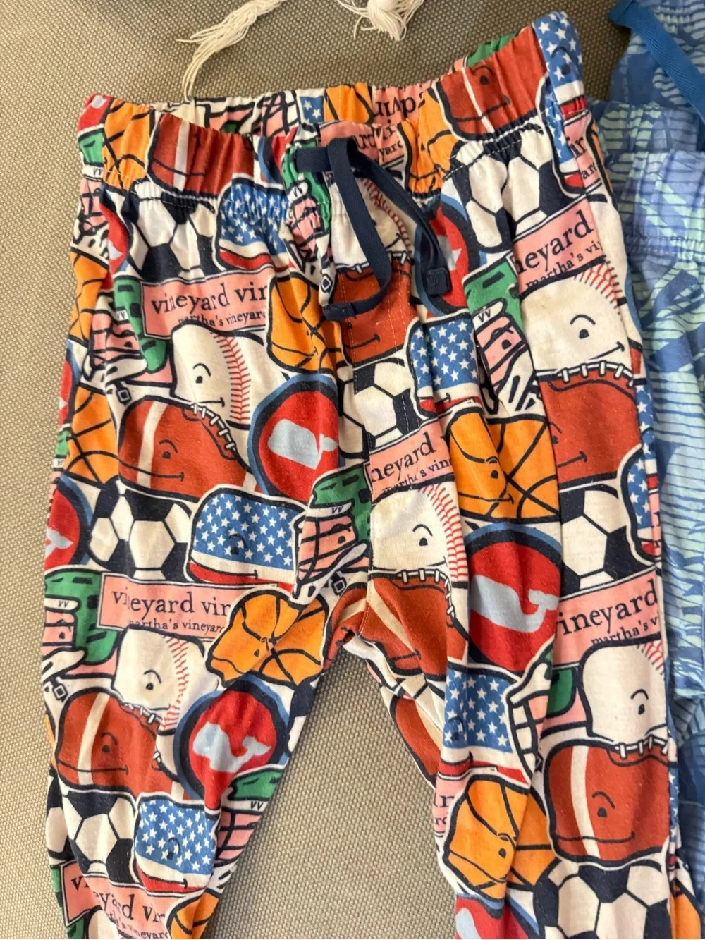 Five pairs boys S (8-10) Vineyard Vines pajama pants